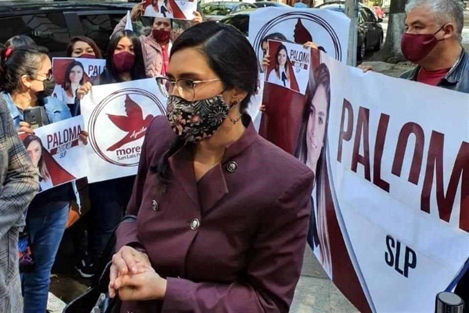 Entre las primeras en registrarse como precandidata por Gubernatura de San Luis Potosí fue Paloma Rachel Aguilar Correa, ex funcionaria del SAT.