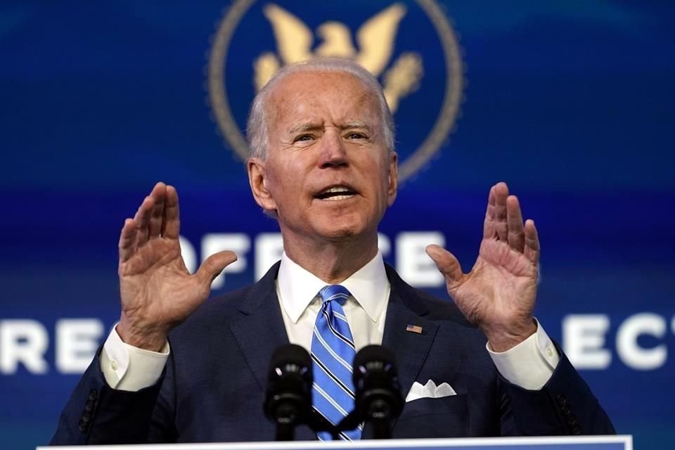 Joe Biden planea firmar varios decretos desde su primer día en el cargo.