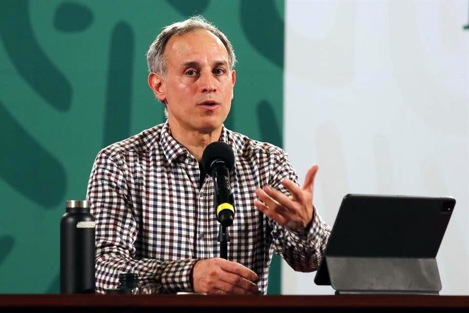Hugo López-Gatell, subsecretario de Salud, presentó el avance de la estrategia nacional de vacunación en México.