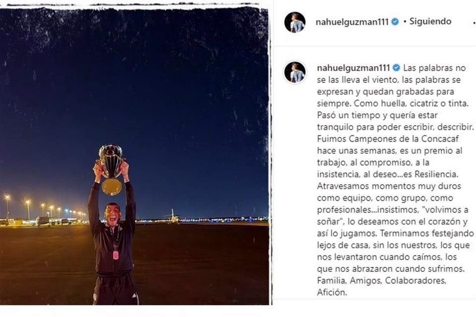 El 'Patón' Guzmán recordó con cariño el título de Concacaf obtenido por los Tigres.