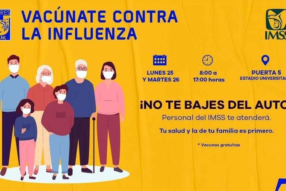 Los felinos y el IMSS se unen por la salud.