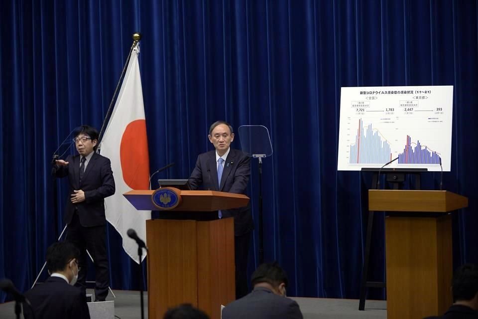 Japón extenderá hasta el 7 de marzo el actual estado de emergencia por Covid en Tokio y otras regiones por presión sobre sistema sanitario.