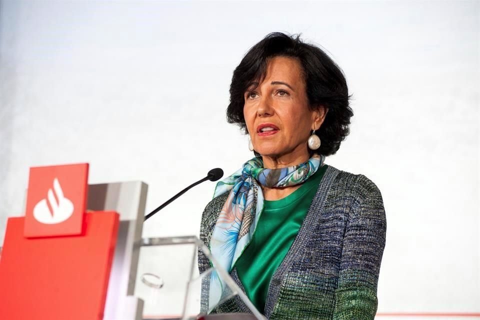 La presidenta del Banco Santander, Ana Botín-Sanz de Sautuola y O'Shea.