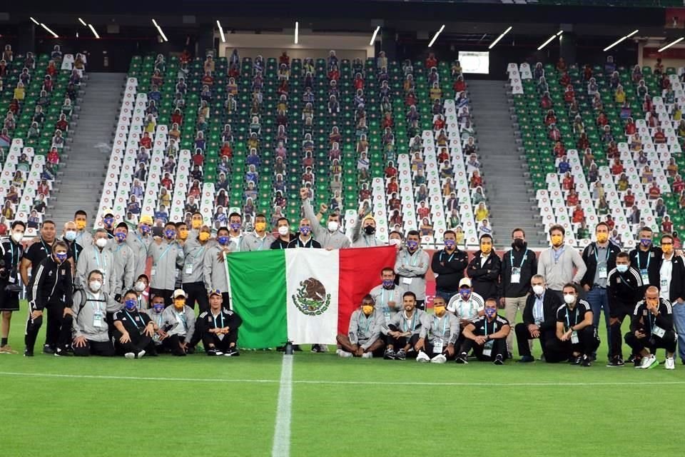 Los Tigres se tomaron la foto del recuerdo antes de enfrentar a Palmeiras.