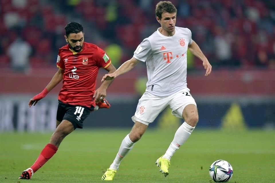 Thomas Mueller fue titular en la Semifinal ante al Ahly.