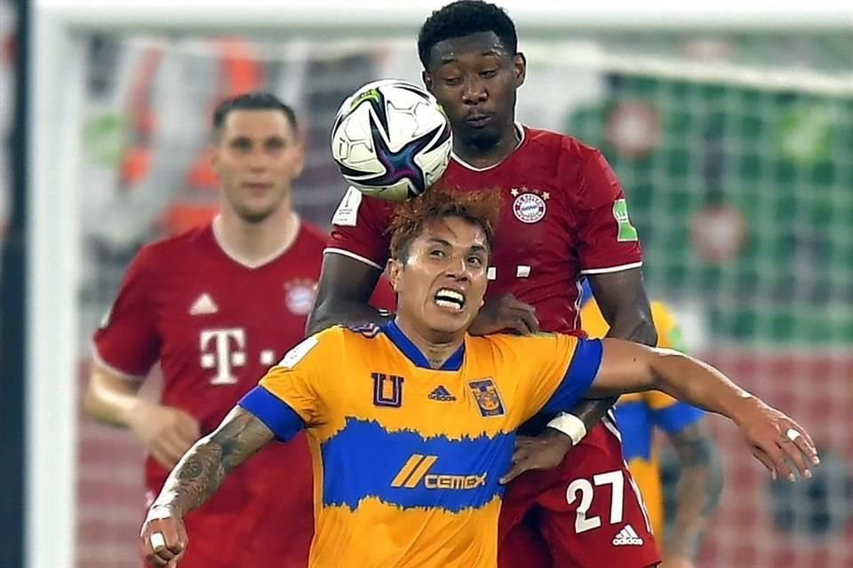 Carlos Salcedo fue el mejor jugador de Tigres en la cancha.