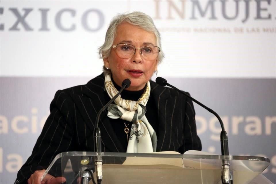 La Secretaria de Gobernación en la presentación del PROIGUALDAD 2020-2024.