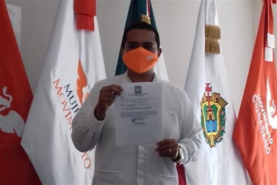 Jesús Camacho Carranza, precandidato de Movimiento Ciudadano a diputado federal por Veracruz.