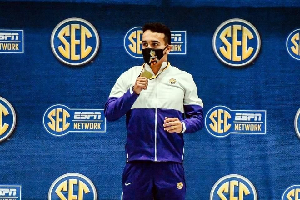 Juan Manuel Celaya se quedó con el oro en la prueba de trampolín de 1 metro en Georgia.