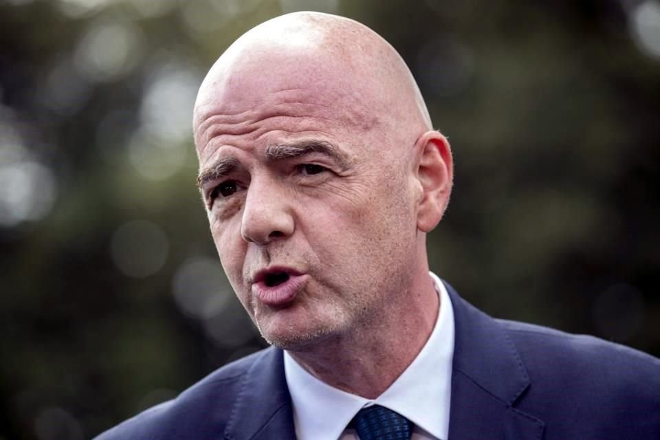 Infantino cumple cinco años al frente de la FIFA.