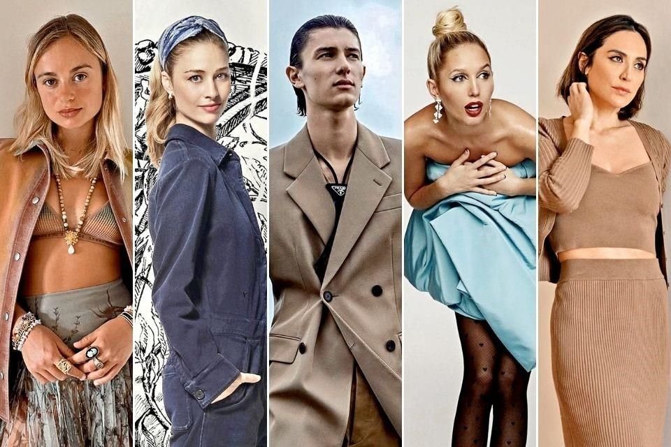 (IZQ. A DER.) Amelia Windsor, Beatrice Borromeo, Nicolás de Dinamarca, Olimpia de Grecia y Tamara Falcó.