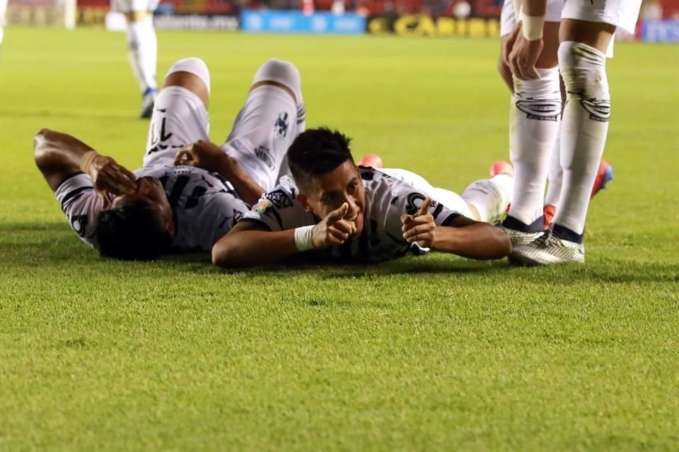 Un golazo del argentino le dio el triunfo de 2-1 al Monterrey en Querétaro en enero del 2019.