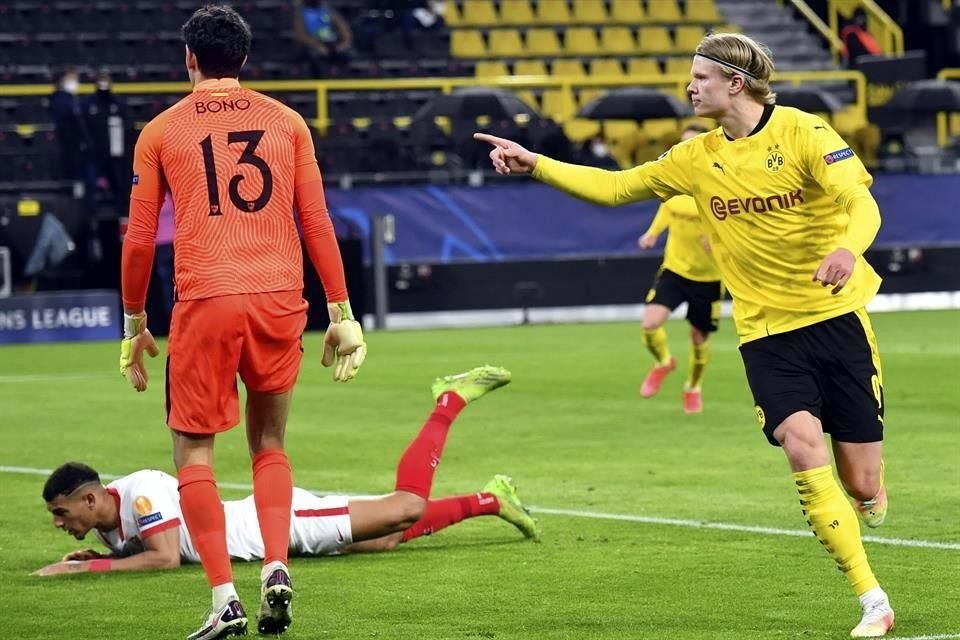 Erling Haaland llegó a los 20 goles en 14 juegos de Champions League.