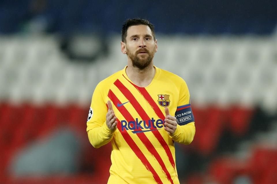 Messi falló un penal en el primer tiempo.