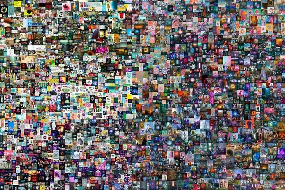 'Everydays-The First 5000 Days' ('Todos los días-Los primeros 5 mil días'), del artista Beeple, es un conjunto de 5 mil imágenes que pueden ser admiradas individualmente.