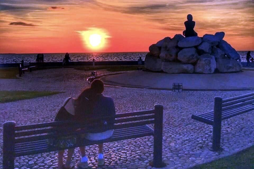 Los atardeceres del Malecón de Campeche son inagualables.