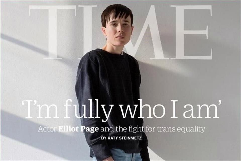 El actor Elliot Page, primer hombre trans en salir en la portada de Time, se sometió a una cirugía para extirparse los senos que 'le cambió la vida'.