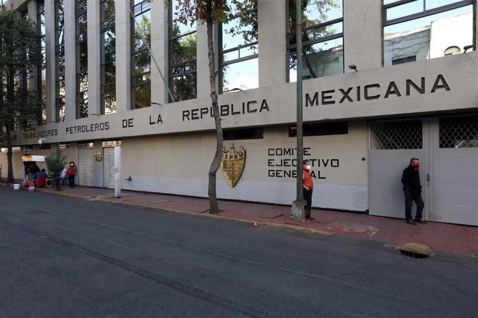 Sindicato de petroleros en la Colonia Guerrero.