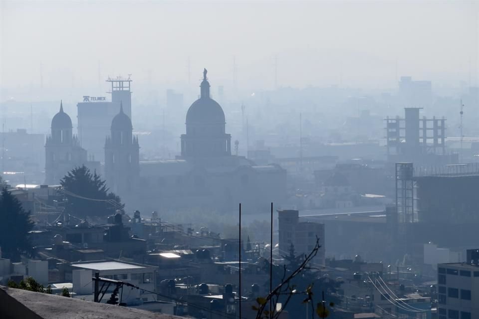 Las ciudades de México con la peor calidad del aire son Toluca (foto), Tijuana y Puebla, de acuerdo con el Informe Mundial sobre la Calidad del Aire 2020 elaborado por la compañía IQAir.