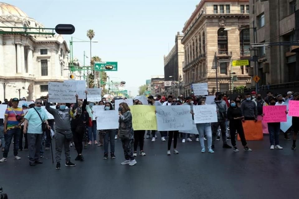 Sánchez Barrios está relacionada con cinco carpetas de investigación por cobro de piso a comerciantes establecidos, ambulantes y trabajadores.