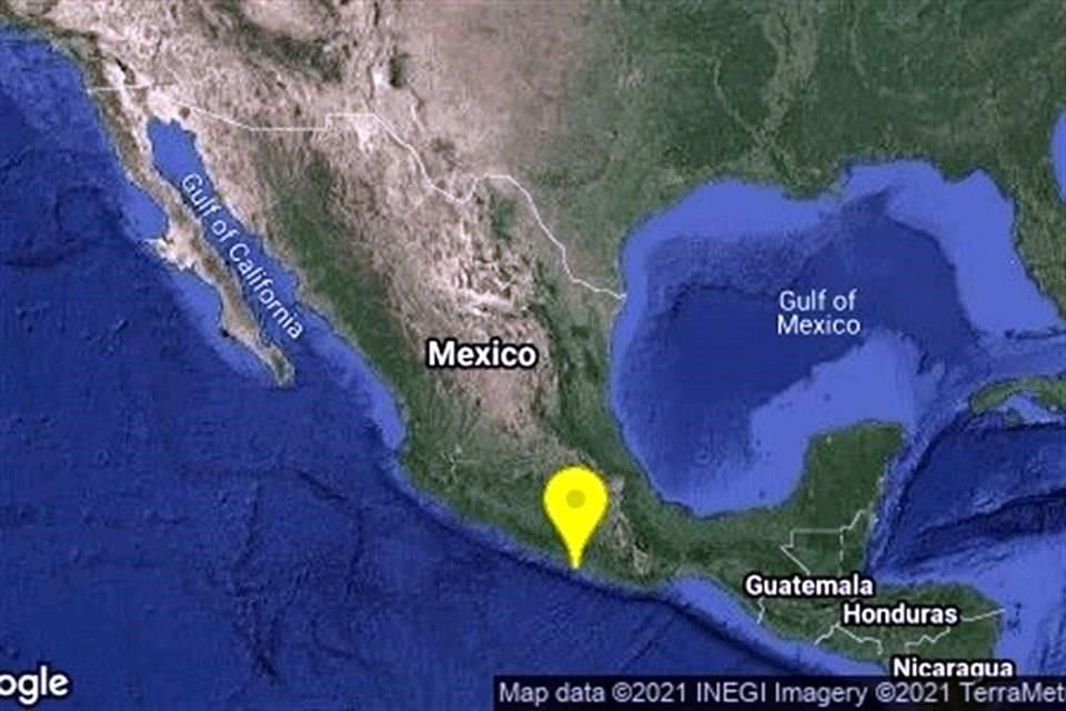 Un sismo de magnitud 5.7 se registró al sureste de San Marcos, Guerrero, informó el Sismológico Nacional.