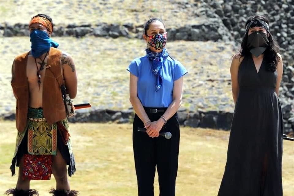 Sheinbaum se refirió a la Conquista de México y las culturas. 