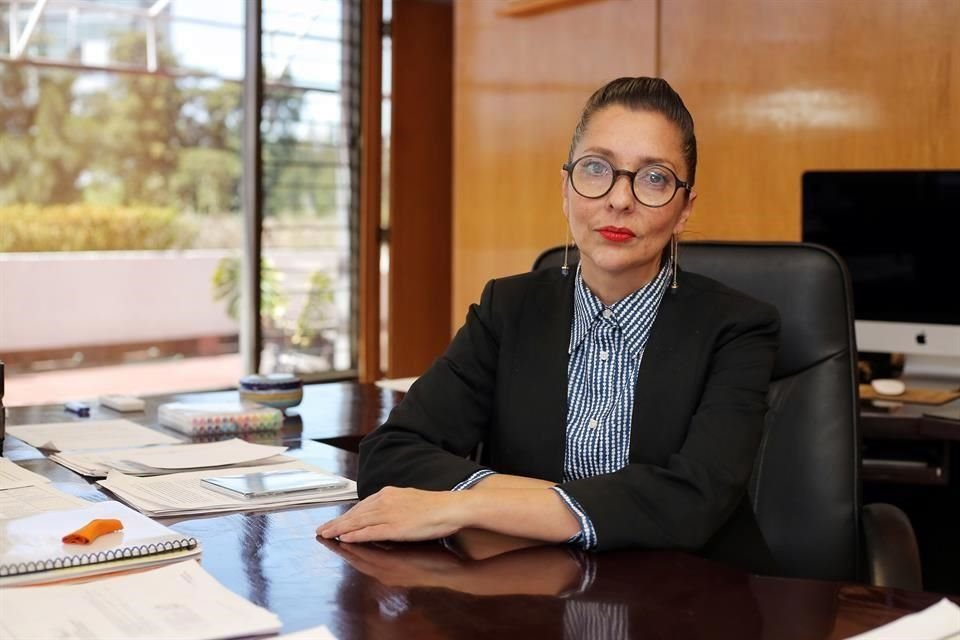 Vannesa Bohórquez, Secretaria de Cultura de la Ciudad de México, en entrevista. Asumió la titularidad de la dependencia en diciembre pasado.