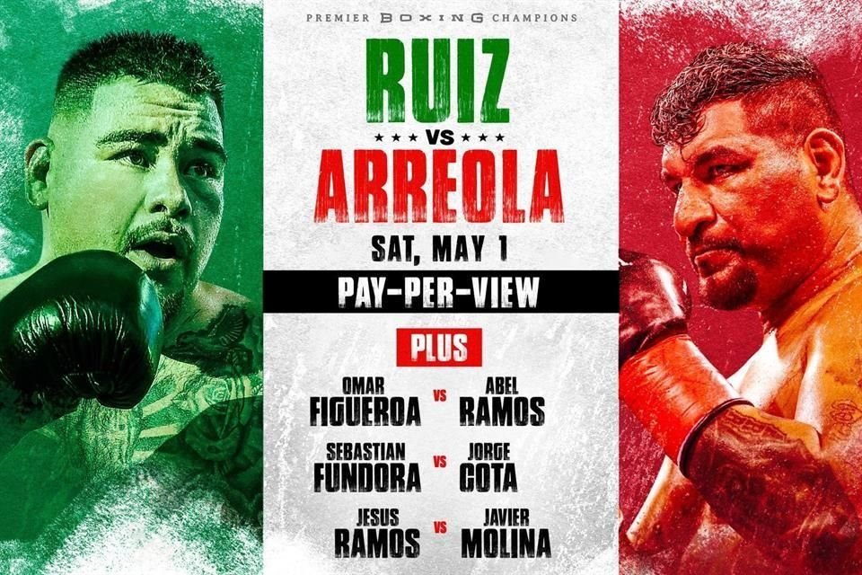 La última pelea de Andy Ruiz fue en diciembre de 2019.