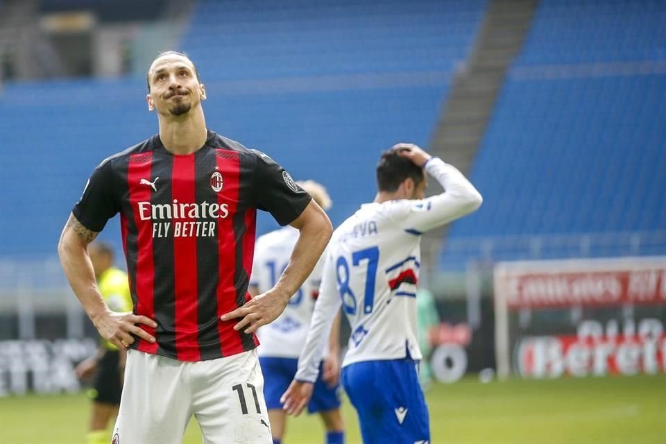 Zlatan Ibrahimovic tuvo un día agridulce.