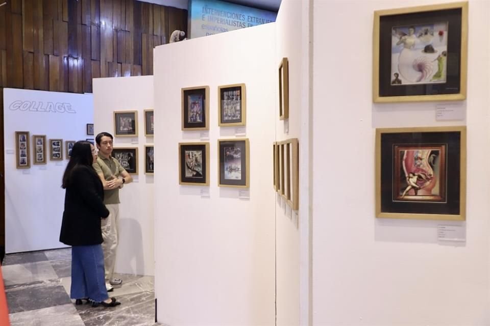 La obra expuesta se inspira en diversas películas clásicas.