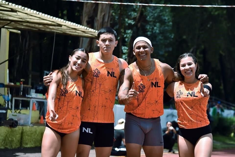 El relevo mixto de Nuevo León se coronó con el oro.