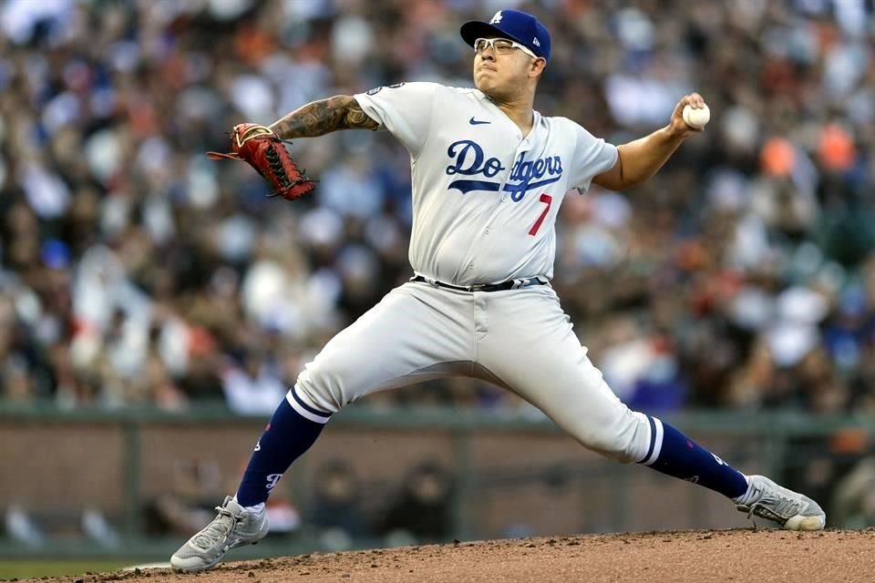 Urías tuvo otra noche brillante con los Dodgers.