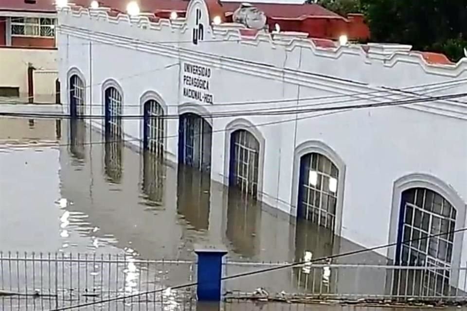 El agua subió más de un metro.