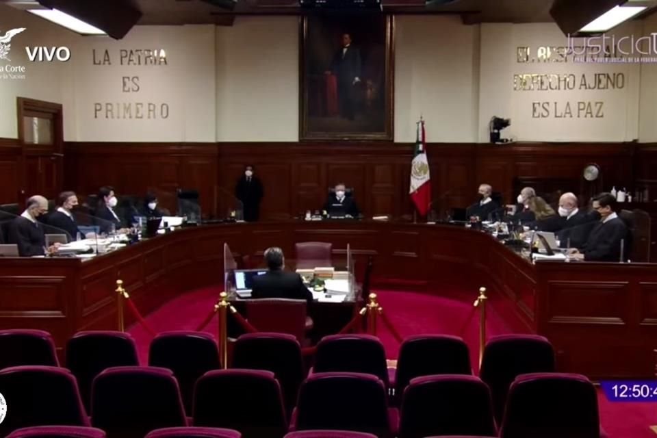 Sesión del Pleno de la SCJN este 7 de septiembre.
