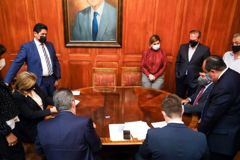 La ceremonia se realizó en el Palacio de Gobierno.