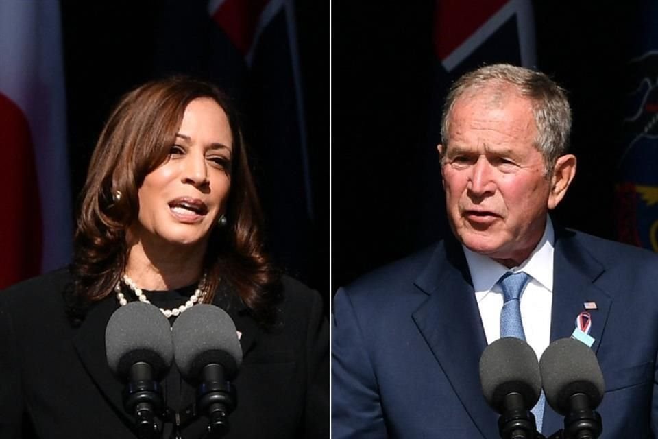A 20 años del 9/11, la Vicepresidenta Kamala Harris y el ex Presidente George Bush llamaron a la unidad unidad en Estados Unidos.