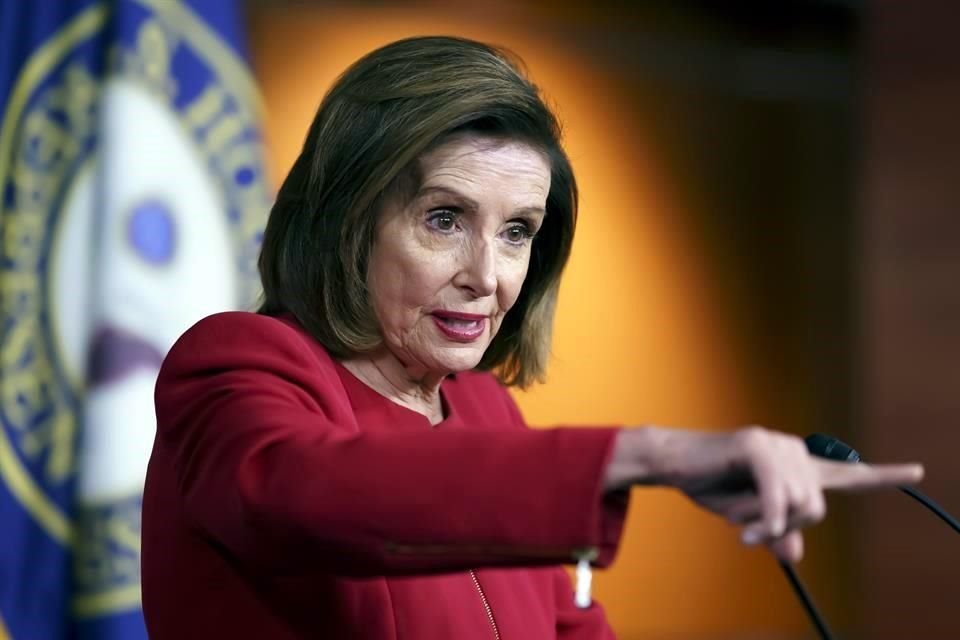 Nancy Pelosi, demócrata de California y líder de la Cámara de Representantes.