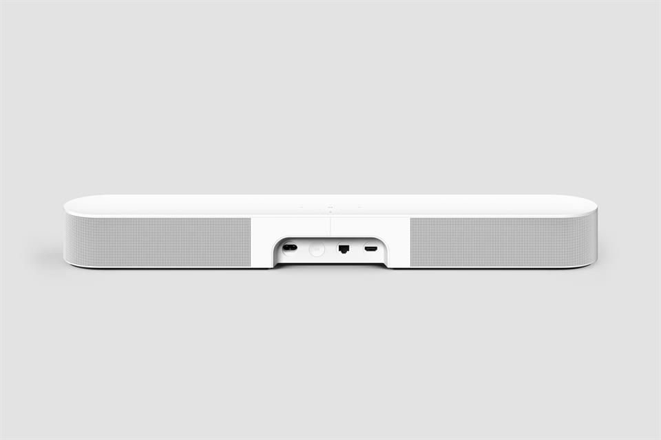 Sonos Beam (Gen 2) tiene un puerto HDMI eARC, una entrada Ethernet e incluirá un adaptador para Audio Óptico.