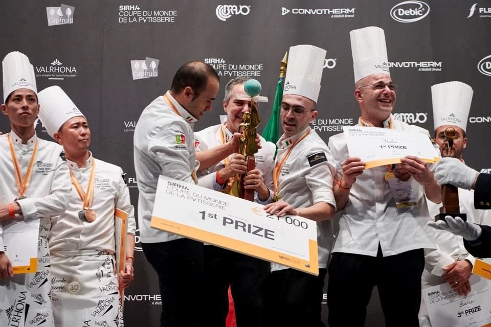 La selección de Italia se llevó el oro en la Coupe du Monde de la Pâtisserie.