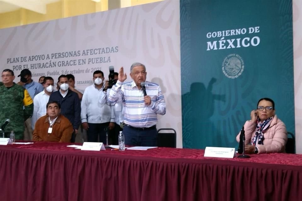 López Obrador se dirige a los inconformes.