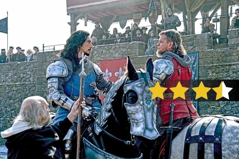 El Último Duelo es una película con una trama genuinamente atrevida, ambientada en Francia en la época Medieval.