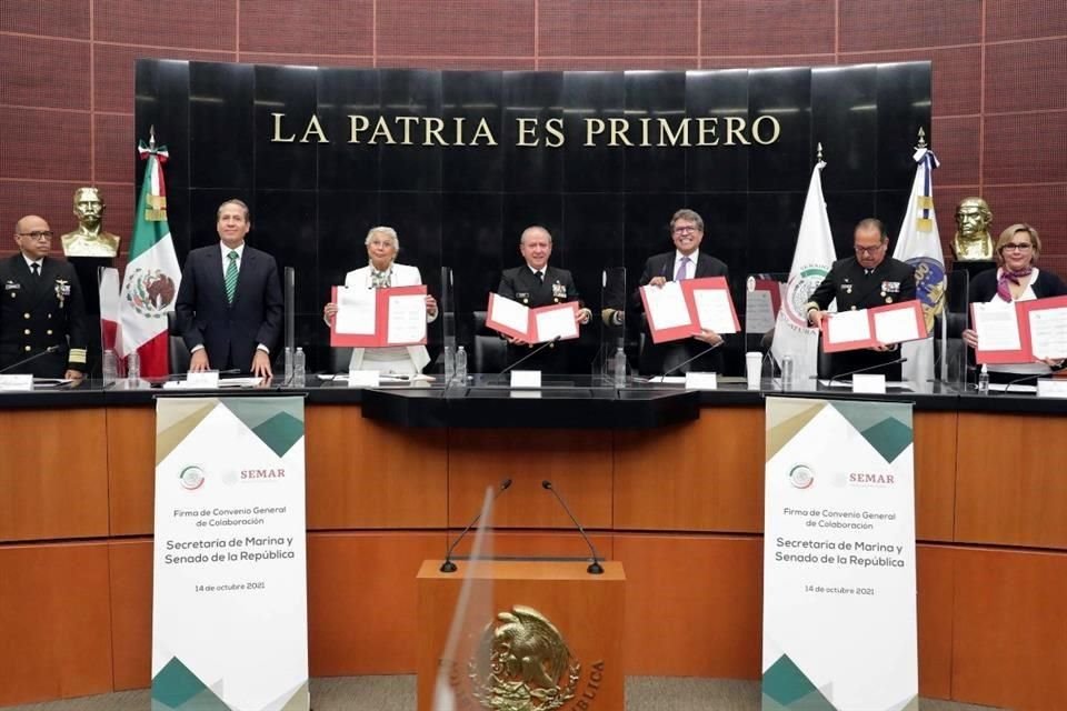 El Senado avaló por unanimidad la creación de la Medalla de Honor Armada de México, que la Comisión de Marina otorgará a mexicanos por sus servicios.