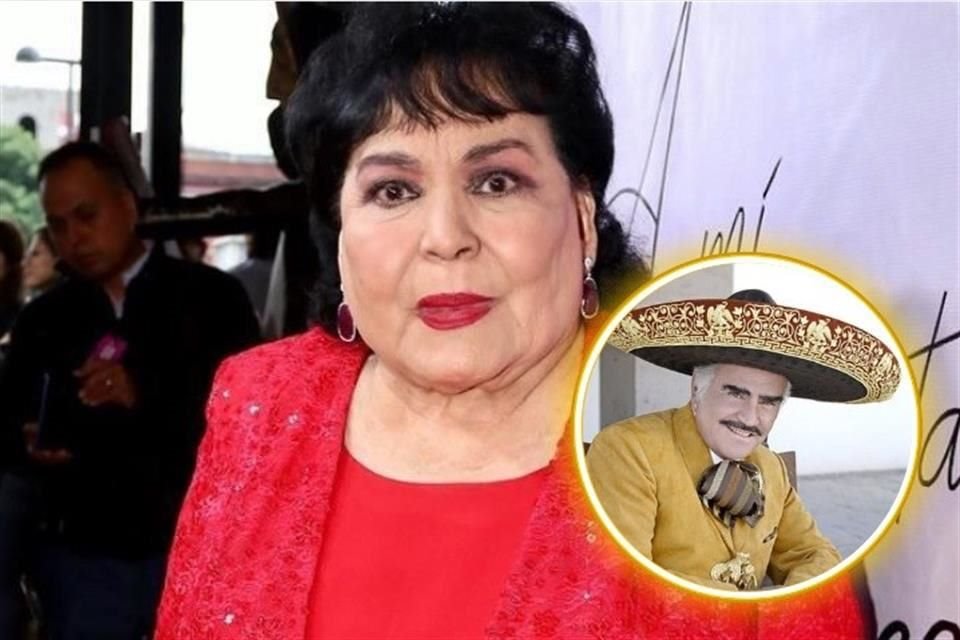 Carmen Salinas recordó algunas anécdotas junto a Vicente Fernández y aseguró que no ha dejado de rezar por su salud.