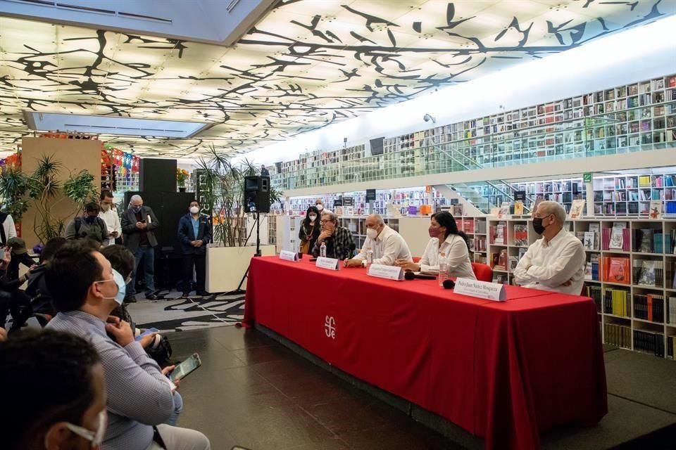 El anuncio de la participación de México en la feria cubana se dio a conocer hoy en la Librería Rosario Castellanos del Fondo de Cultura Económica.