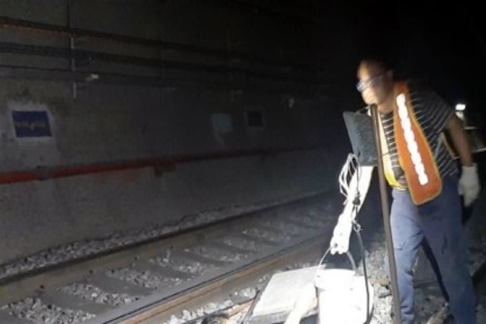 Esteva detalló que del túnel subterráneo de la Línea Dorada se atienden los registros pluviales y se empezó con el control de las filtraciones que se detectaron por el Colegio de Ingenieros.