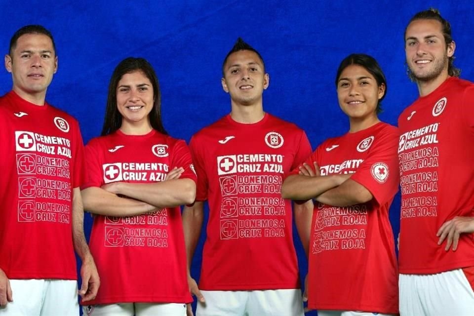 La playera especial de Cruz Azul.