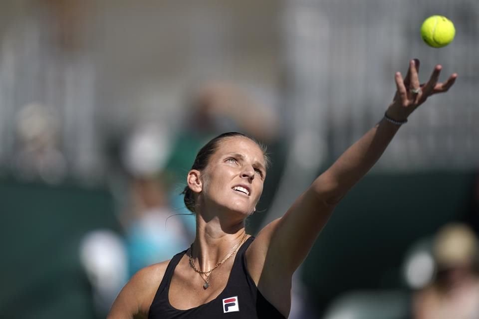 La tenista checa se encuentra en el tercer lugar del ranking de la WTA.