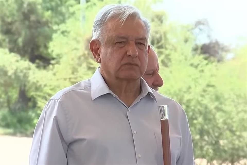 El Presidente durante la petición de perdón al pueblo Yaqui el 28 de septiembre.