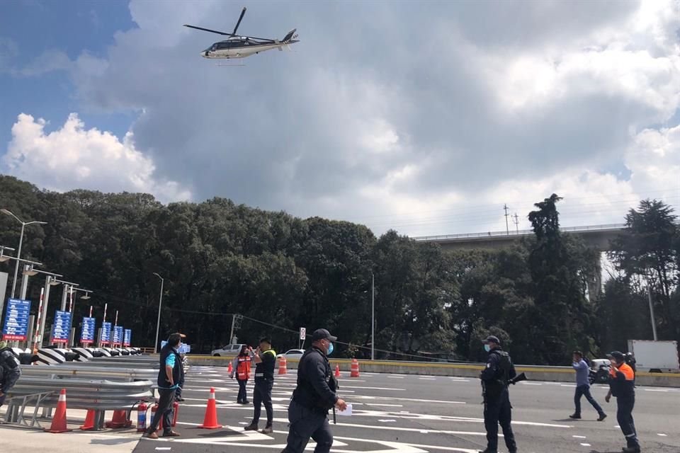 Algunos de los lesionados fueron trasladados a hospitales de Toluca en helicópteros del Grupo Relámpagos y en ambulancias.  