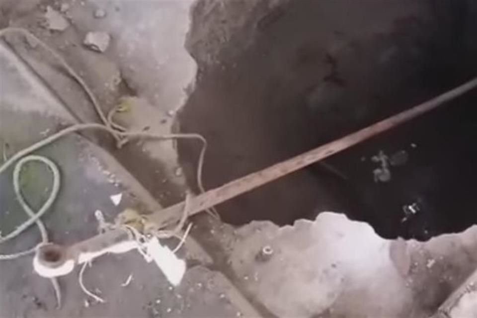 La toma está ubicada cerca de donde ocurrió una explosión.